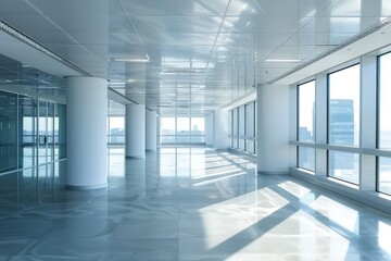 Fototapeta premium Clean vacant office space