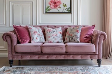 Clean the sofa upholstery in the living room
