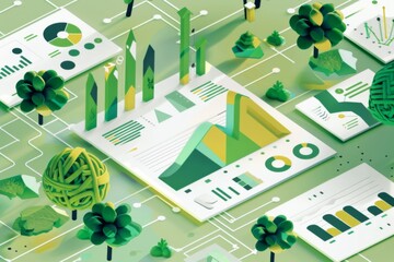 Sustainable Development Analysis and Comprehensive ESG Reporting: Highlighting Environmental Data Metrics and Corporate Sustainability Strategies for a Greener Future.