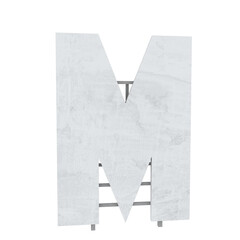 Star Hills sign letters individual 3D illustration