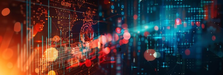 Obraz premium Comprehensive Financial Concept Map: Detailed GDP Growth, Inflation, Unemployment Rates, and Stock Market Trends Reflecting Economic Health and Financial Analysis