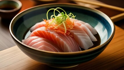  Deliciously fresh sushi ready to be savored