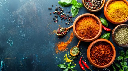 variety of spices