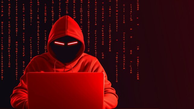 A digital illustration of a hacker attempting to breach a secure network, high-resolution photo, realistic photo, cinematography