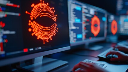 A digital illustration of a cyber resilience strategy, high-resolution photo, realistic photo, cinematography