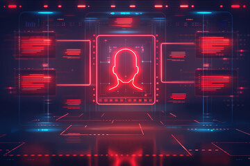 Trendy CRM systems for customer management, front view, showcasing effective client relations tools, digital tone, Triadic Color Scheme