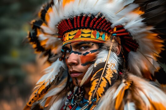 Photo of an apache warrior