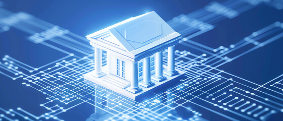 Obraz premium Trendy peertopeer lending platforms, side view, showcasing modern lending methods, digital tone, Tetradic color scheme