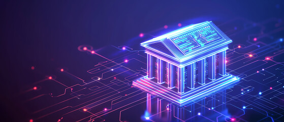 Trendy peertopeer lending platforms, side view, showcasing modern lending methods, digital tone, Tetradic color scheme