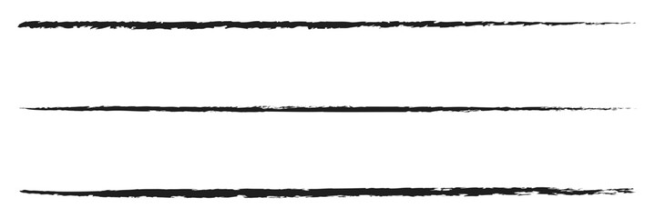 Collection of vector paint brush strokes, hand drawn brush stroke textures set. Black grunge stroke.