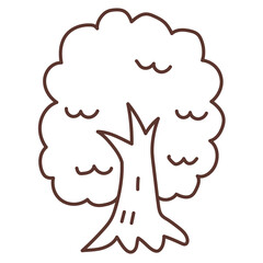 tree cartoon doodle