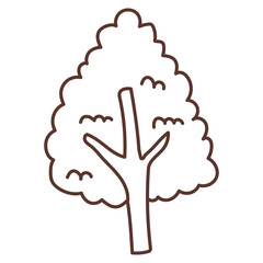 tree cartoon doodle