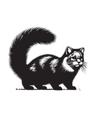 Obraz premium vector cat vector art,graphics cats icons set,vintage illustration cat clipart,vector cats flat style artwork design.