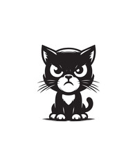 vector cat vector art,graphics cats icons set,vintage illustration cat clipart,vector cats flat style artwork design.