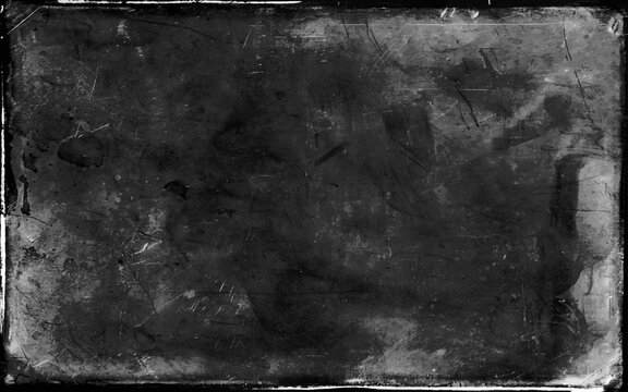 Vintage grunge paper texture. Old worn overlay distressed background. Torn and crumpled pattern for poster or vinyl album cover, grunge film frame vector illustration of rough, dirty, grainy design.