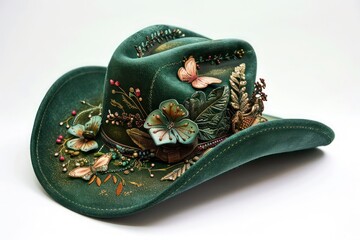 christmas hat on white background