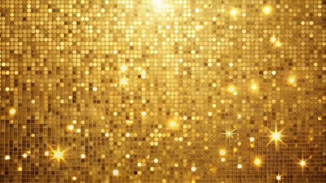 Golden Sequins Background Glittering Circles with Sunburst Reflections, sequins , glitter , background , festive