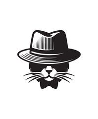 vector cat vector art,graphics cats icons set,vintage illustration cat clipart,vector cats flat style artwork design.