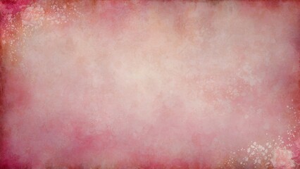 Fototapeta premium Pink grunge watercolor background