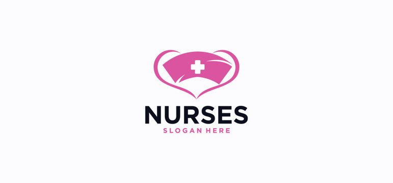 nurse logo , vector nursing school logo
