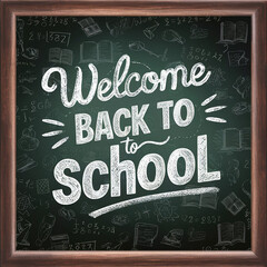 Welcome Back to school, poster, benner design