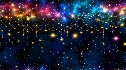 Obraz premium background with stars