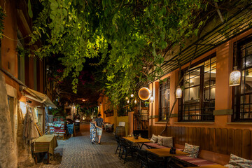Naklejka premium Altstadt in der Nacht