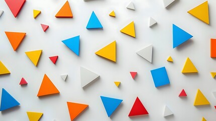 Geometric Shapes Banner Background