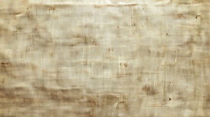 Antique Textured Linen Background in Neutral Tones with Copy Area