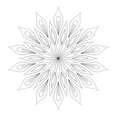 spiritual symbol round ornament