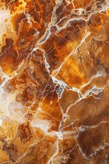 Obraz premium intimate close-up of polished, veined marble stone; suitable for interior design inspiration