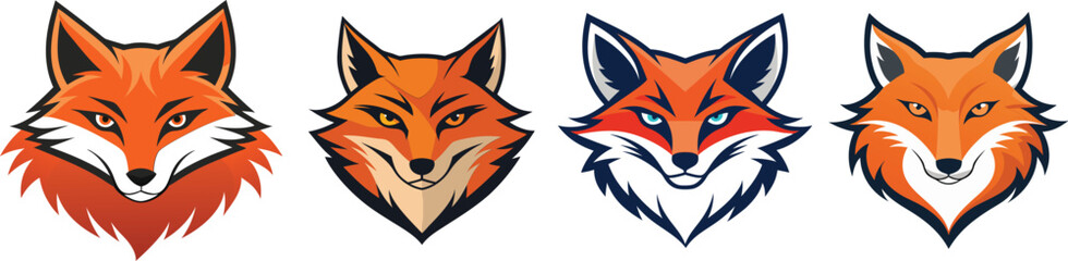 fox hade vector illustration 