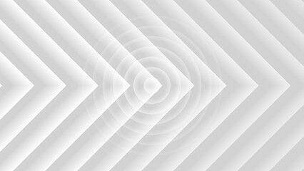 Fototapeta premium Abstract gradient white color trendy wave lines background illustration.