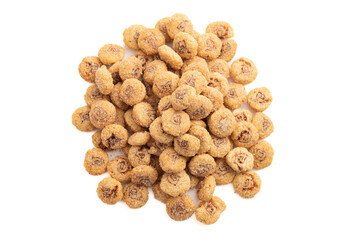 Sweet Cinnamon Roll Flavored Breakfast Cereal Isolated on White Background