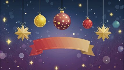 Naklejka premium christmas greeting card