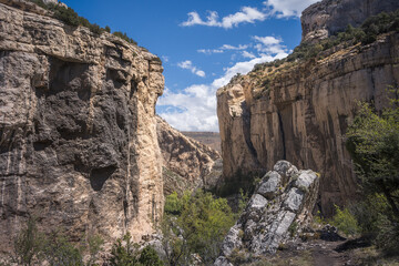 Scenic View Of Hoz Mala Gorge In Teruel, Spain