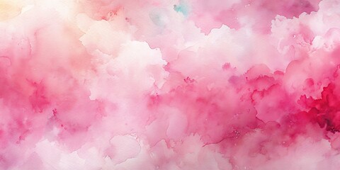 Fototapeta premium Abstract Pink Watercolor Background, pink , watercolor , abstract , background