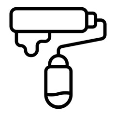 Painting Vector Line Icon Design