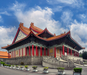 Obraz premium National Theater and Concert Hall, twin performing arts venues at Liberty Square in Zhongzheng District, Taipei, Taiwan