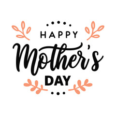 Mothers day typography vector illustration.