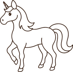 Obraz premium vector illustration for coloring books. Coloring book for children