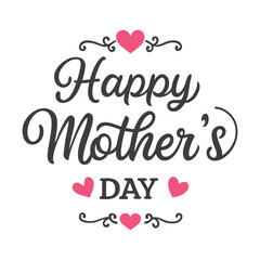 Mothers day typography vector illustration.