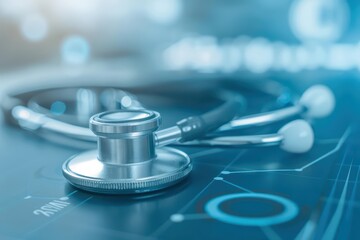 Health economics is illustrated in an ultramodern