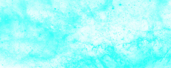 Obraz premium Abstract nature background of romantic summer blue sky with fluffy clouds. blue sky with clouds. panorama Beautiful Blue acrylic and watercolor textures on white art board. The summer sky is colorful,