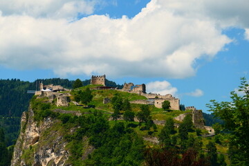 Fototapeta premium Burgruine Griffen, am Schlossberg Griffen