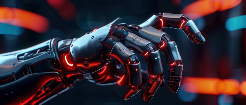 The robotics banner showcases an ultramodern