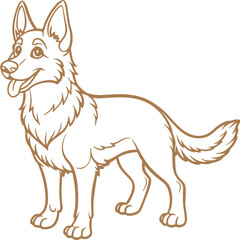 vector illustration for coloring books. Coloring book for children