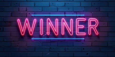 Obraz premium isolated neon sign of 