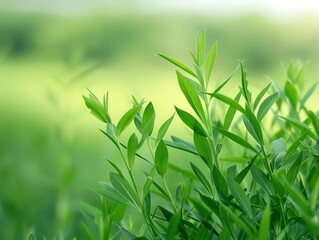 Obraz premium A spiral seashell nestled in a bed of green leaves, showcasing the beauty of nature's patterns.