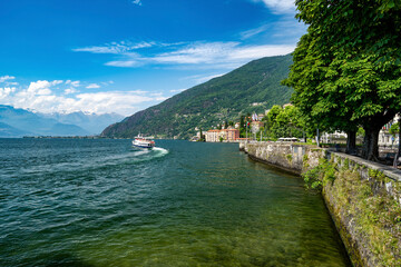 A view of the bay of Bellano on Lake Como